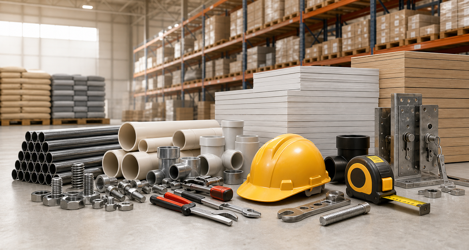 Building materials supply category visual
