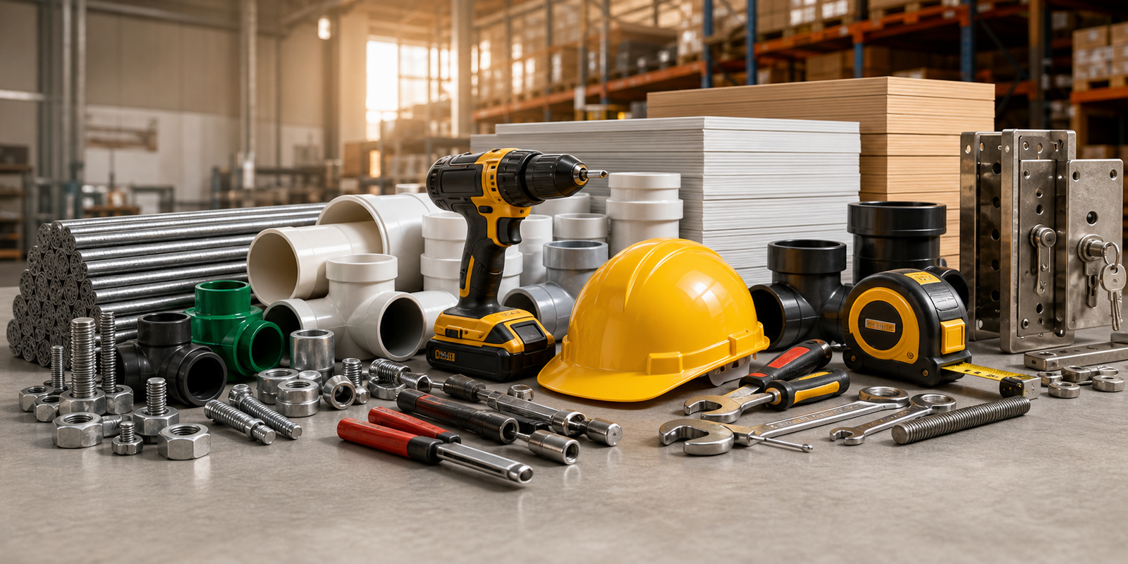Hardware and fixing supply category visual